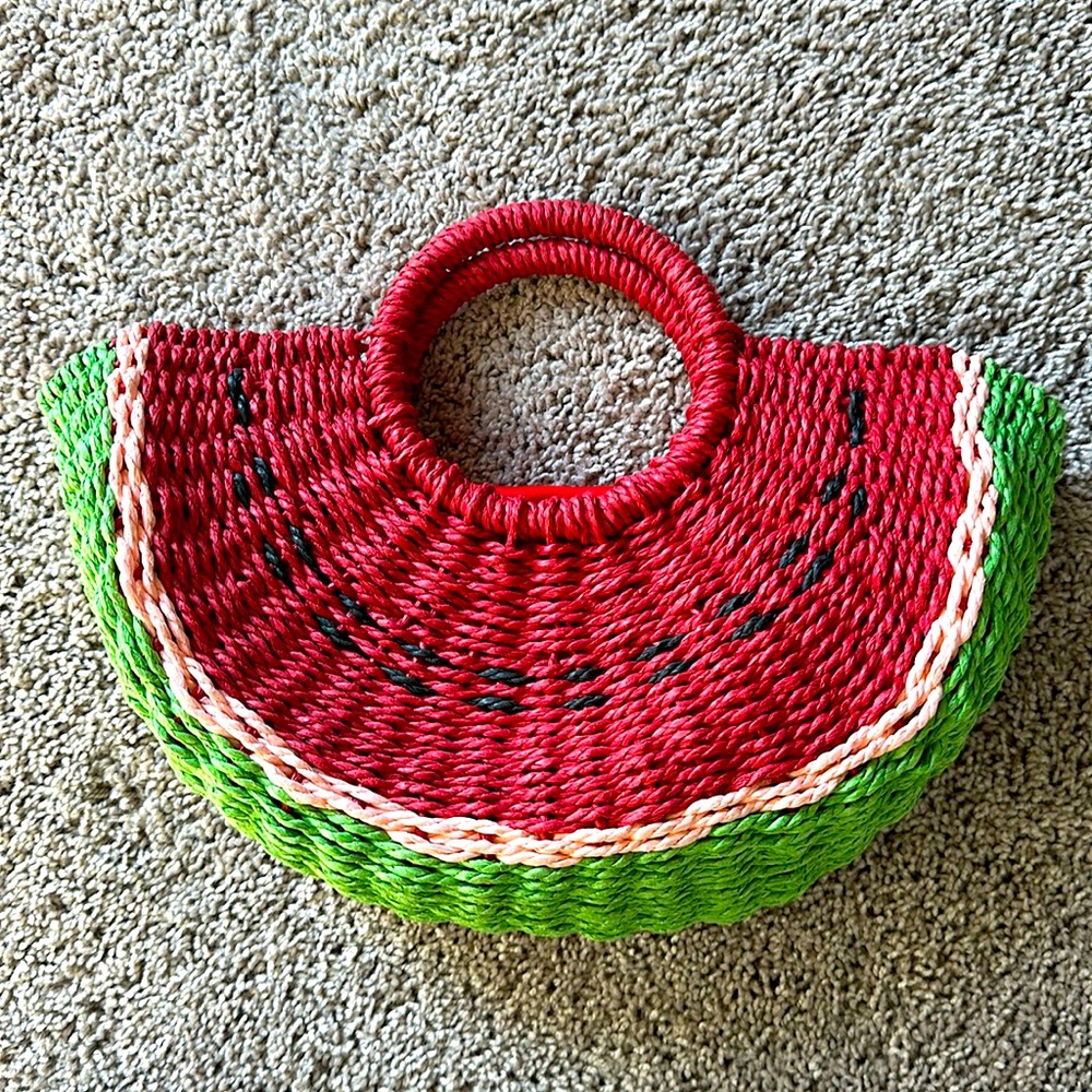 Watermelon Straw Bag